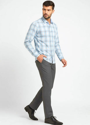 Gentleman's Azure Plaid