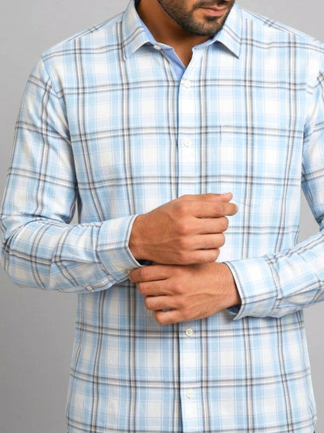 Gentleman's Azure Plaid