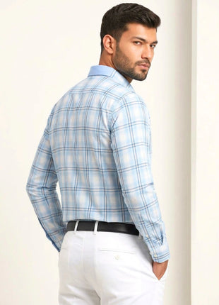Gentleman's Azure Plaid