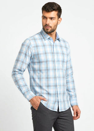 Gentleman's Azure Plaid