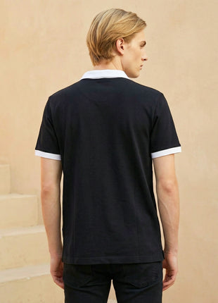Black Henley T-Shirt