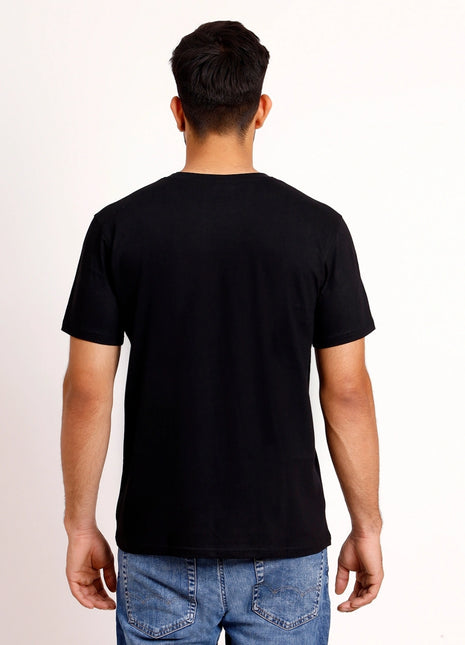 Classic Black Round Neck T-Shirt
