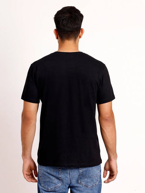 Classic Black Round Neck T-Shirt