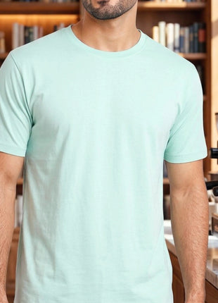 Modern Mint Green Crew Neck Tee