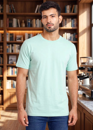 Modern Mint Green Crew Neck Tee