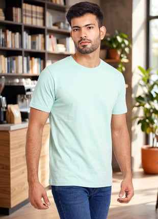 Modern Mint Green Crew Neck Tee