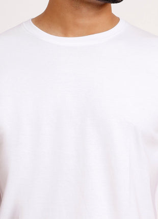 Classic White Essential Round Neck T-Shirt