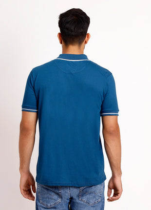 Petrol Blue Polo T-Shirt
