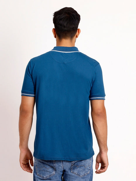 Petrol Blue Polo T-Shirt