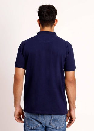 Classic Navy Blue Polo T-Shirt