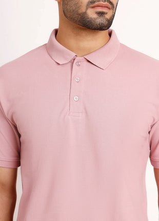 Classic Pink Polo T-Shirt