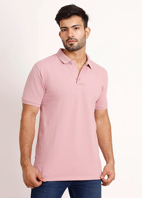 Classic Pink Polo T-Shirt