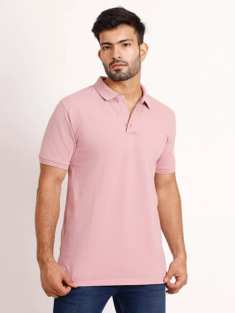 Classic Pink Polo T-Shirt