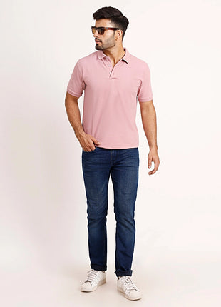 Classic Pink Polo T-Shirt
