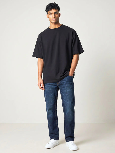 Dark Indigo Straight Fit Jeans