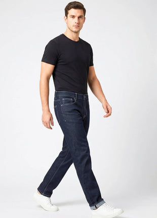 Deep Black Straight Fit Jeans