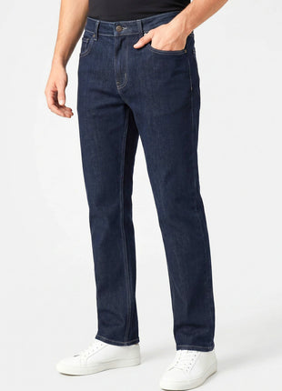 Deep Black Straight Fit Jeans