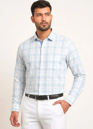 Gentleman's Sky Plaid