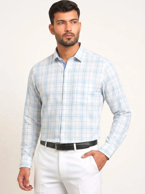 Gentleman's Sky Plaid