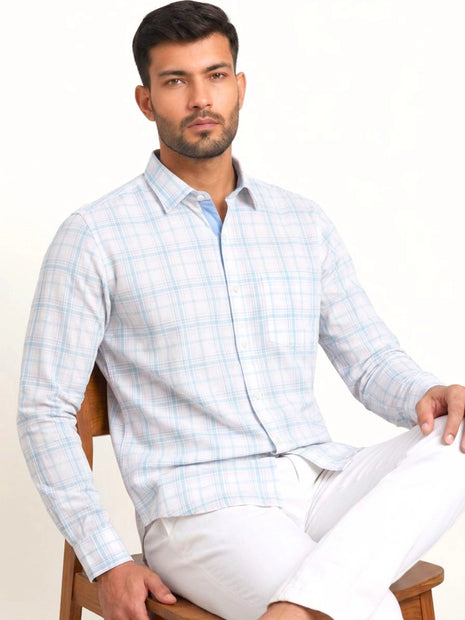 Gentleman's Sky Plaid