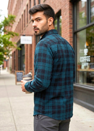 Gentleman's Teal Plaid