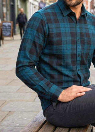 Gentleman's Teal Plaid