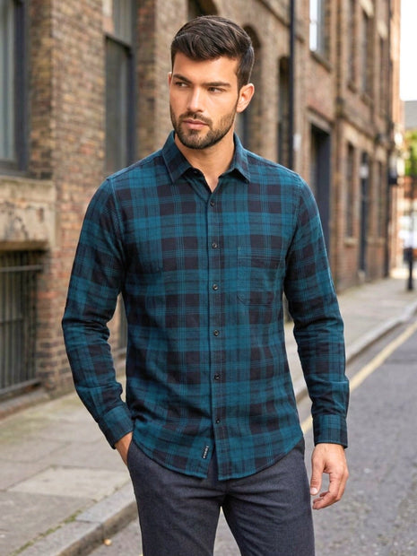 Gentleman's Teal Plaid