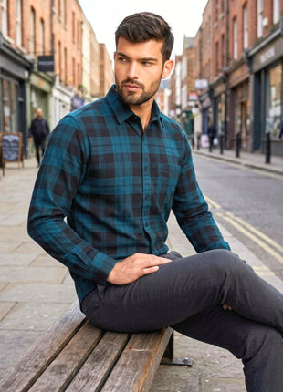 Gentleman's Teal Plaid