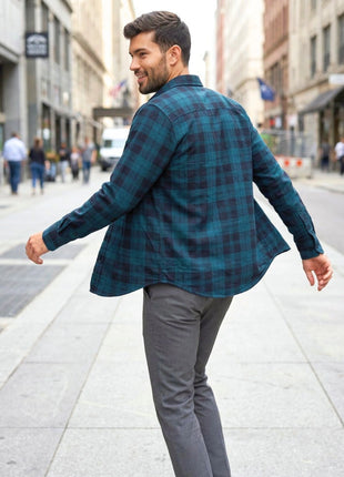 Gentleman's Teal Plaid
