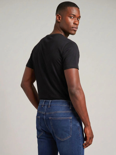 Classic Indigo Blue Regular Fit Jeans