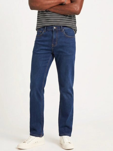 Classic Indigo Blue Regular Fit Jeans
