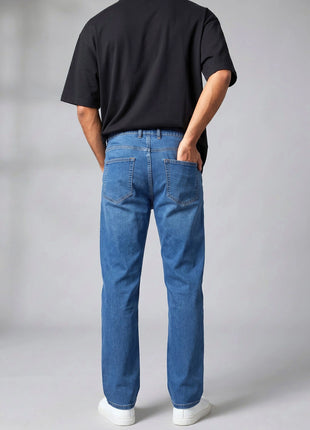 Light Blue Straight Fit Jeans