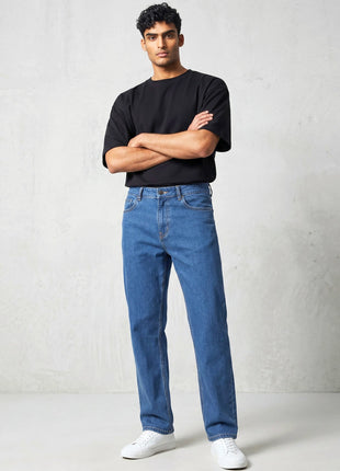 Light Blue Straight Fit Jeans