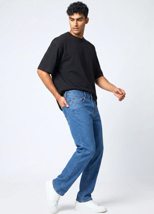 Light Blue Straight Fit Jeans