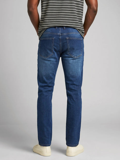 Mid Blue Straight Fit Jeans