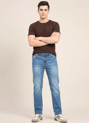Retro Faded Straight Fit Jeans