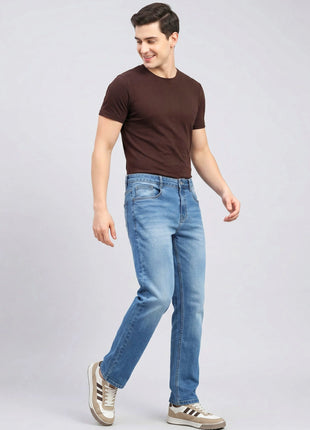 Retro Faded Straight Fit Jeans