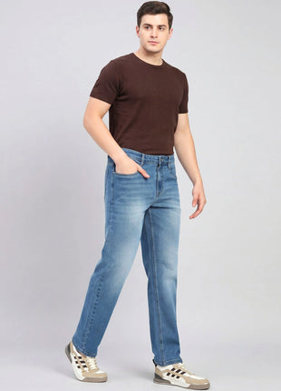 Retro Faded Straight Fit Jeans