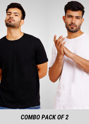 Pack of 2 Premium Plain T-Shirts